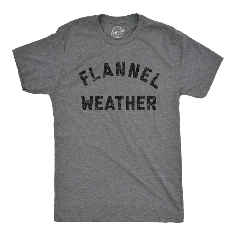 Men's v - neck muscle t - shirts for a body - building aestheticFlannel Weather Men's T Shirt