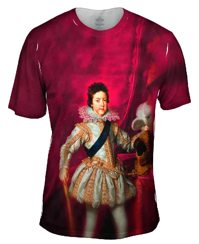 Men's mock - neck t - shirts with a modern and sleek styleFrans Porbus - "Louis Xiii" (1616)