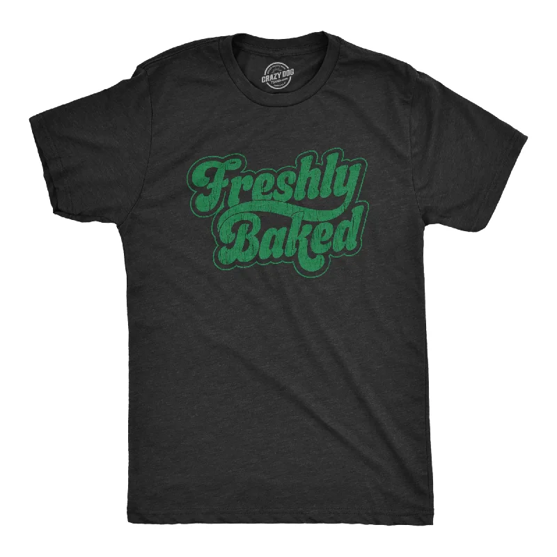 Men's thermal t - shirts with a high - neck design for cold weatherFreshly Baked Men's T Shirt Men's thermal t - shirts with a high - neck design for cold weatherFreshly Baked Men's T Shirt