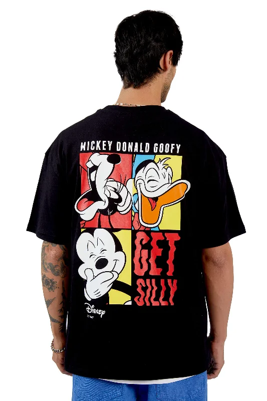 Men's slim - fit graphic t - shirts with vintage rock band printsGet Silly Oversized T-Shirt