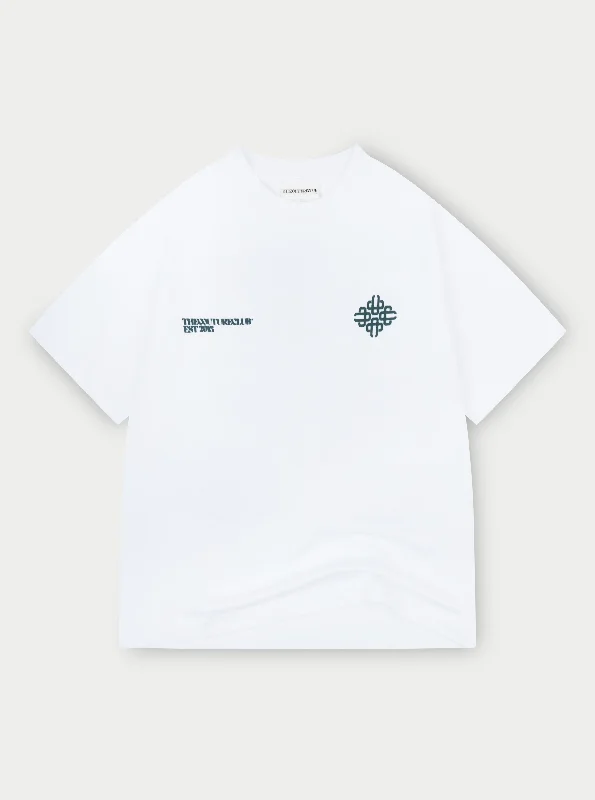 Men's organic cotton crew - neck t - shirts for everyday comfortBLURRED GRAPHIC EMBLEM T-SHIRT - GREEN Men's organic cotton crew - neck t - shirts for everyday comfortBLURRED GRAPHIC EMBLEM T-SHIRT - GREEN