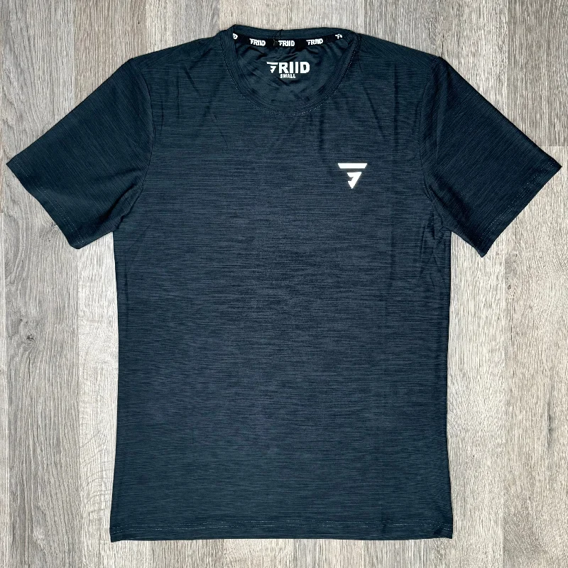 Men's UV - protection t - shirts for outdoor activities in the sunGRIID Flow Tee Black Men's UV - protection t - shirts for outdoor activities in the sunGRIID Flow Tee Black