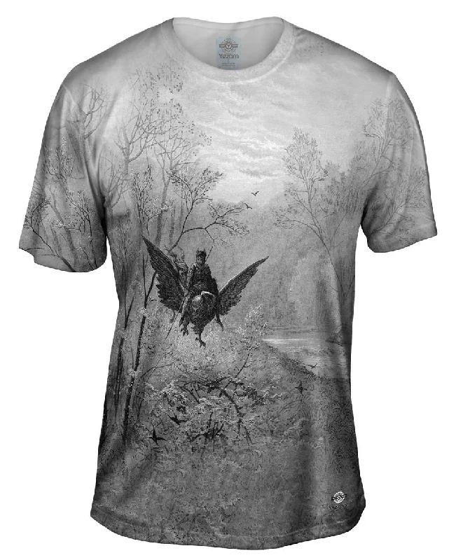 Men's eco - friendly recycled t - shirts for sustainable fashion choicesGustave Dore - "Orlando Furioso" (1891)