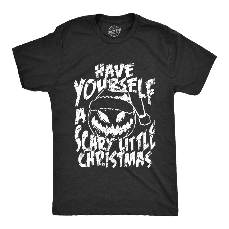 Men's polo t - shirts with a contrast collar for a preppy lookHave Yourself A Scary Little Christmas Men's T Shirt