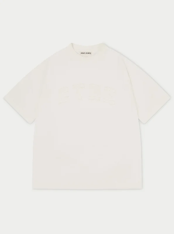 Men's plus - size pocket t - shirts with a classic lookHEAVYWEIGHT CTRE APPLIQUE T-SHIRT - OFF WHITE