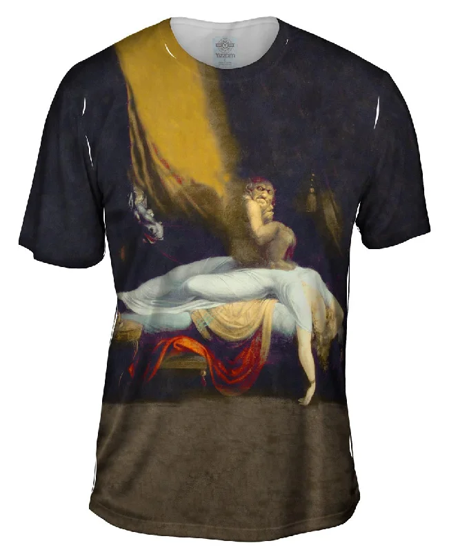Men's polo t - shirts with a contrast collar for a preppy lookHenry Fuseli - "The Nightmare" (1781)