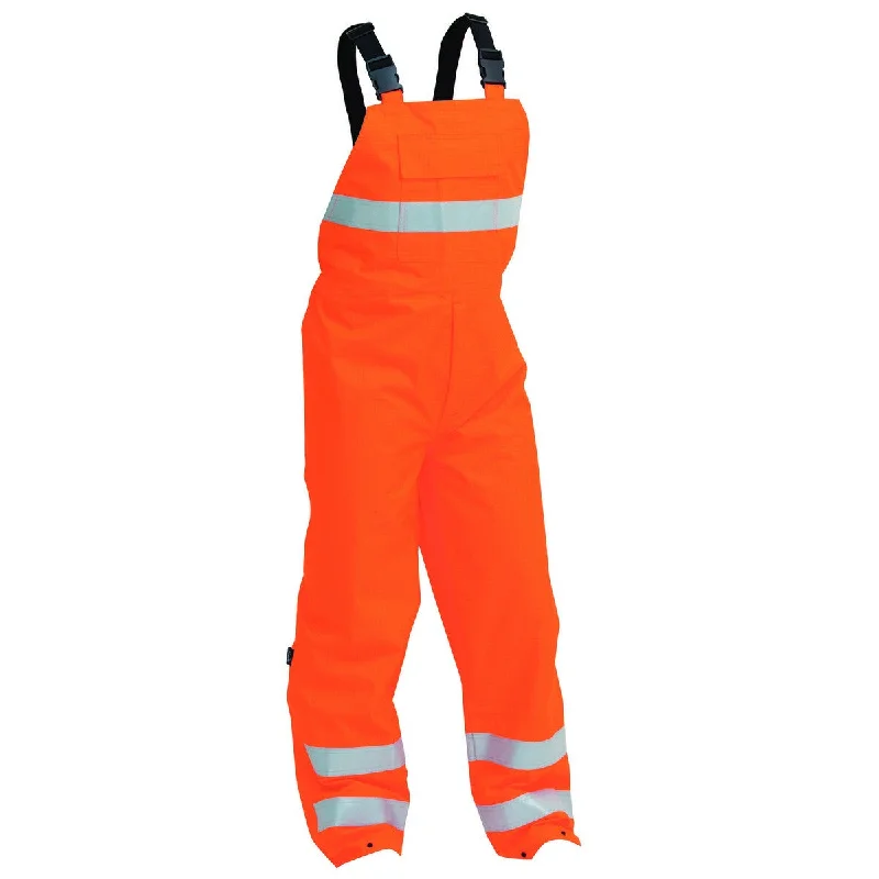 Overalls for pregnant women with an expandable waist​Bison Stamina Bib Overtrouser 120051 Orange or Yellow