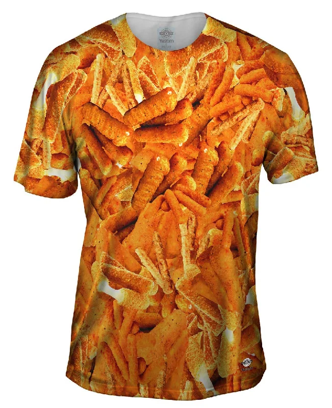 Men's lightweight performance t - shirts for running marathonsHot Cheese Sticks