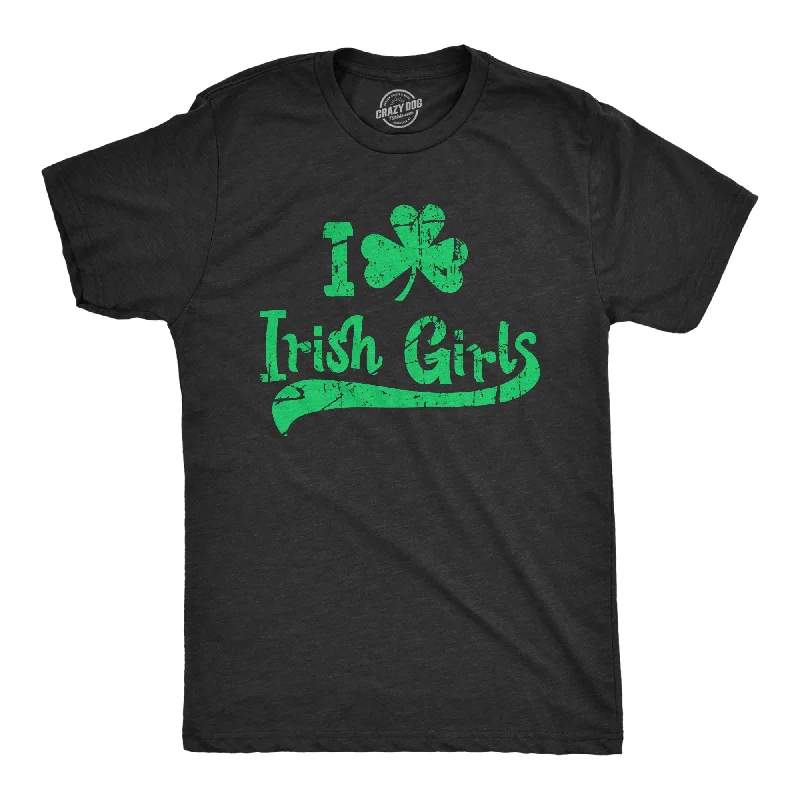 Men's eco - friendly recycled t - shirts for sustainable fashion choicesI Clover Irish Girls Men's T Shirt Men's eco - friendly recycled t - shirts for sustainable fashion choicesI Clover Irish Girls Men's T Shirt