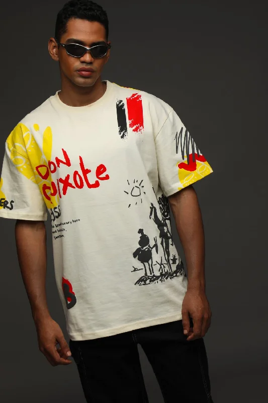Men's moisture - wicking athletic t - shirts for intense workoutsImagination Is Real Oversized T-shirt Men's moisture - wicking athletic t - shirts for intense workoutsImagination Is Real Oversized T-shirt