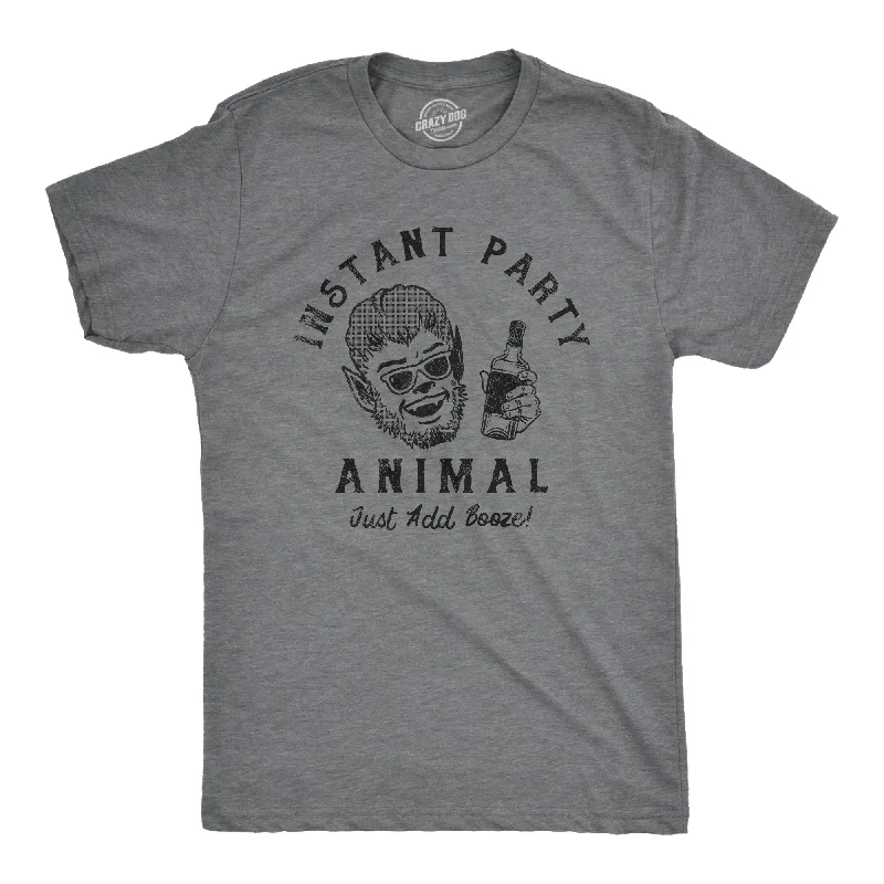 Men's antimicrobial t - shirts for odor - free freshness during travelInstant Party Animal Men's T Shirt Men's antimicrobial t - shirts for odor - free freshness during travelInstant Party Animal Men's T Shirt