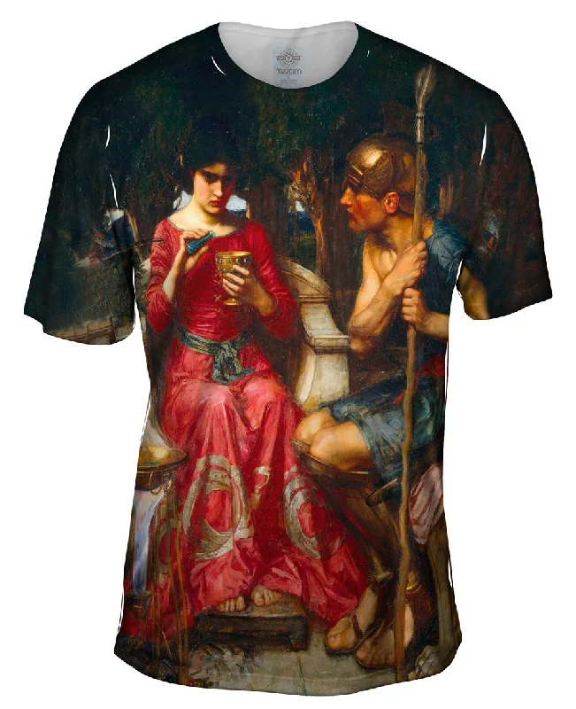 Men's lightweight performance t - shirts for running marathonsJohn William Waterhouse - "Jason And Medea" (1907) Men's lightweight performance t - shirts for running marathonsJohn William Waterhouse - "Jason And Medea" (1907)