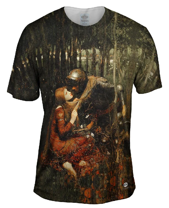 Men's long - sleeve henley t - shirts with button - down placketsJohn William Waterhouse - "La Belle Dame Sans Merci" (1893) Men's long - sleeve henley t - shirts with button - down placketsJohn William Waterhouse - "La Belle Dame Sans Merci" (1893)