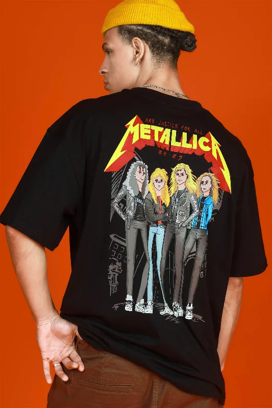 Men's antimicrobial t - shirts for odor - free freshness during travelJustice For All Oversized T-shirt