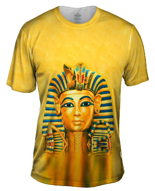 Men's thermal t - shirts with a high - neck design for cold weatherKing Tut