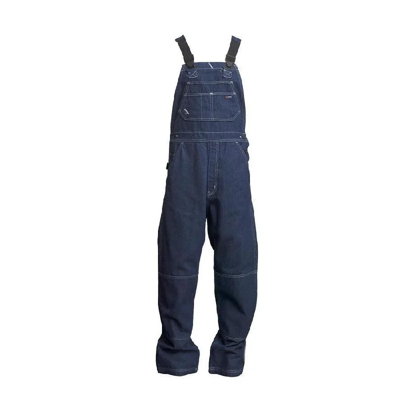 Organic cotton overalls for eco - conscious consumersLAPCO FR B13FRDN Denim 13oz. FR Denim Bib Overall Organic cotton overalls for eco - conscious consumersLAPCO FR B13FRDN Denim 13oz. FR Denim Bib Overall