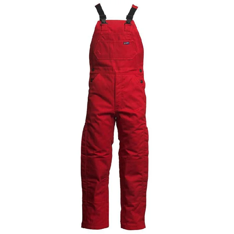 Kids' overalls with a cartoon character appliqueLAPCO FR BIFRWS9RE Red 9oz. FR Insulated Bib Overall with Windshield Technology Kids' overalls with a cartoon character appliqueLAPCO FR BIFRWS9RE Red 9oz. FR Insulated Bib Overall with Windshield Technology