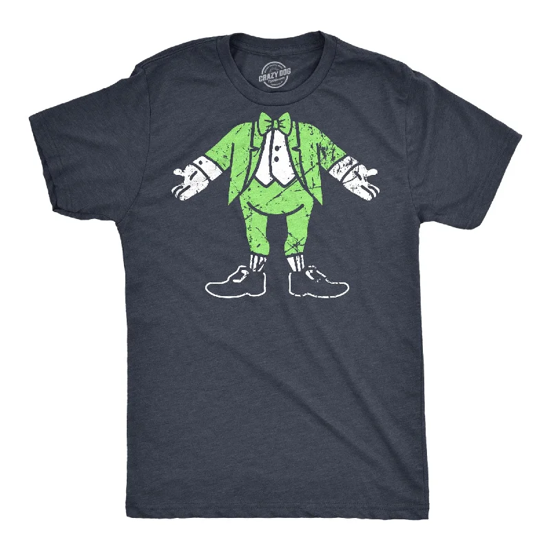 Men's thermal t - shirts with a high - neck design for cold weatherLeprechaun Body Men's T Shirt
