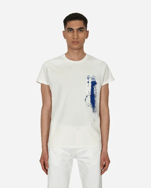 Men's short - sleeve linen t - shirts for summer beach outingsAtelier Reservé 1950s Sportswear T-Shirt White Men's short - sleeve linen t - shirts for summer beach outingsAtelier Reservé 1950s Sportswear T-Shirt White