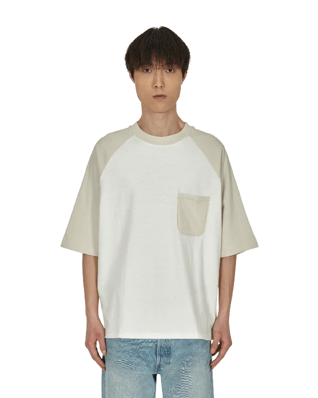 Men's organic cotton crew - neck t - shirts for everyday comfortRaglan T-Shirt Beige Men's organic cotton crew - neck t - shirts for everyday comfortRaglan T-Shirt Beige