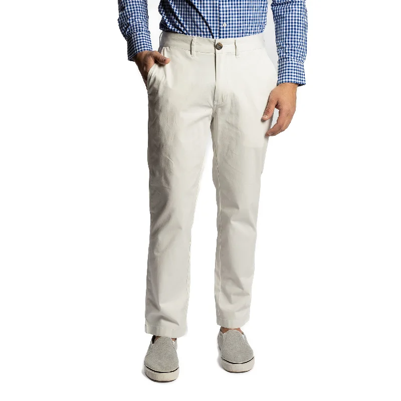 Men's relaxed fit casual chino pants for weekend brunchesLightweight Stretch Chinos Standard Fit - Stone