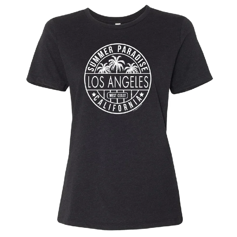 Men's distressed denim - look t - shirts with a rugged appealLos Angeles California West Coast Women's Relaxed Jersey Tee Men's distressed denim - look t - shirts with a rugged appealLos Angeles California West Coast Women's Relaxed Jersey Tee