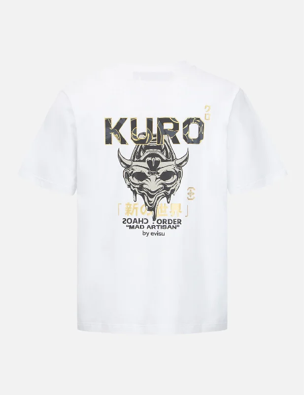 Men's lightweight performance t - shirts for running marathonsMelting Hannya Skull Print T-shirt Men's lightweight performance t - shirts for running marathonsMelting Hannya Skull Print T-shirt