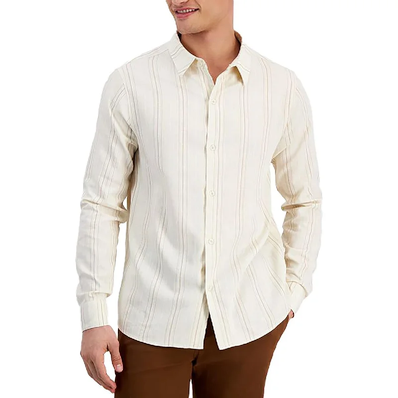 Men's polo t - shirts with a contrast collar for a preppy lookMens Button Down Long Sleeve Button-Down Shirt Men's polo t - shirts with a contrast collar for a preppy lookMens Button Down Long Sleeve Button-Down Shirt