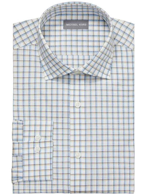 Men's tie - dye t - shirts with a bohemian styleMens Cotton Blend Checkered Button-Down Shirt Men's tie - dye t - shirts with a bohemian styleMens Cotton Blend Checkered Button-Down Shirt