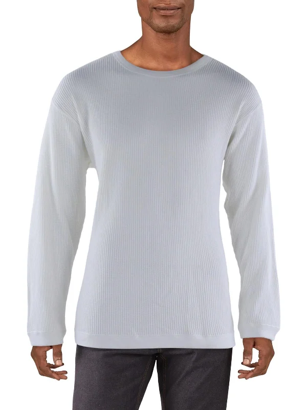 Men's long - sleeve henley t - shirts with button - down placketsMens Cotton Blend Waffle Knit Thermal Shirt Men's long - sleeve henley t - shirts with button - down placketsMens Cotton Blend Waffle Knit Thermal Shirt