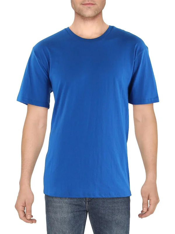Men's v - neck muscle t - shirts for a body - building aestheticMens Crewneck Knit T-Shirt