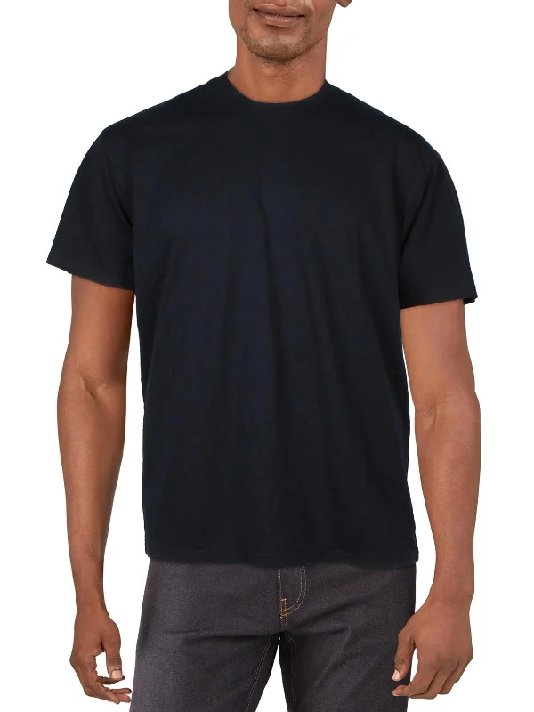 Men's polo t - shirts with a contrast collar for a preppy lookMens Crewneck Short Sleeve T-Shirt Men's polo t - shirts with a contrast collar for a preppy lookMens Crewneck Short Sleeve T-Shirt