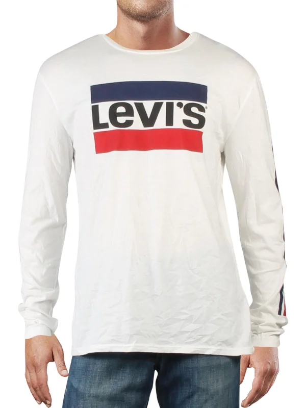 Men's UV - protection t - shirts for outdoor activities in the sunMens Logo Crewneck Graphic T-Shirt Men's UV - protection t - shirts for outdoor activities in the sunMens Logo Crewneck Graphic T-Shirt