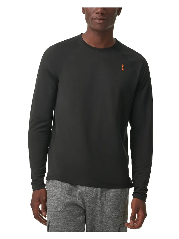 Men's slim - fit graphic t - shirts with vintage rock band printsMens Long Sleeve Outdoors T-Shirt