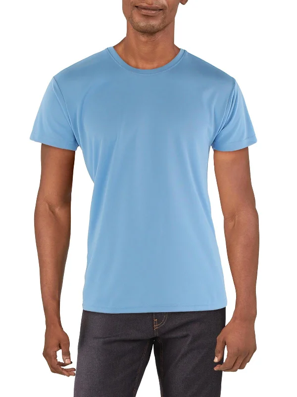 Men's antimicrobial t - shirts for odor - free freshness during travelMens Moisture Wicking Short Sleeve T-Shirt