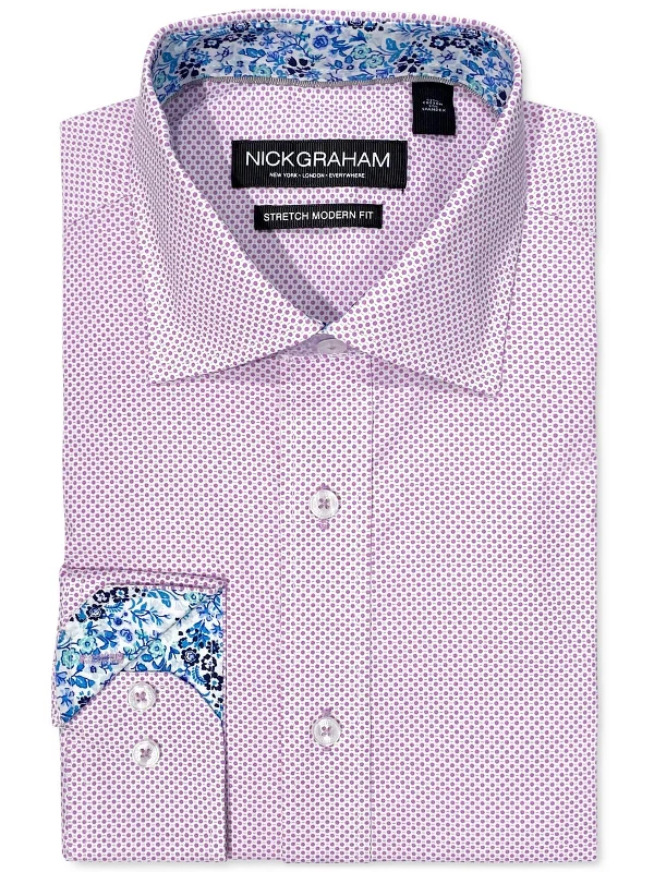 Men's ribbed t - shirts with a textured finish for added styleMens Polka Dot Cotton Dress Shirt Men's ribbed t - shirts with a textured finish for added styleMens Polka Dot Cotton Dress Shirt