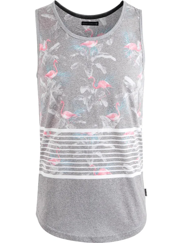 Men's lightweight performance t - shirts for running marathonsMens Printed Heathered Tank Top Men's lightweight performance t - shirts for running marathonsMens Printed Heathered Tank Top
