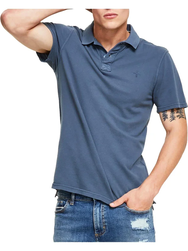 Men's mock - neck t - shirts with a modern and sleek styleMens Regular it Collar Polo Men's mock - neck t - shirts with a modern and sleek styleMens Regular it Collar Polo