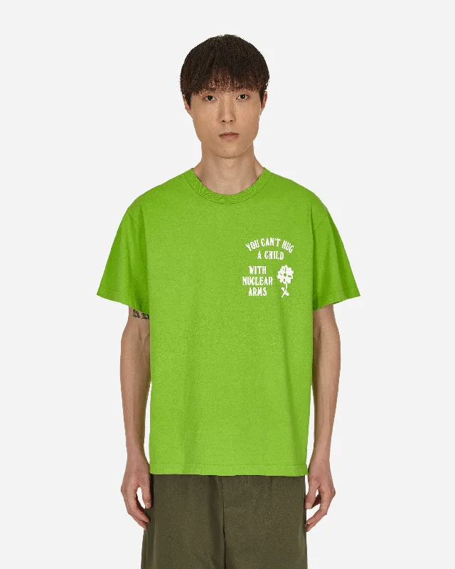Men's polo t - shirts with a contrast collar for a preppy lookNuclear Arms V2 T-Shirt Green Men's polo t - shirts with a contrast collar for a preppy lookNuclear Arms V2 T-Shirt Green