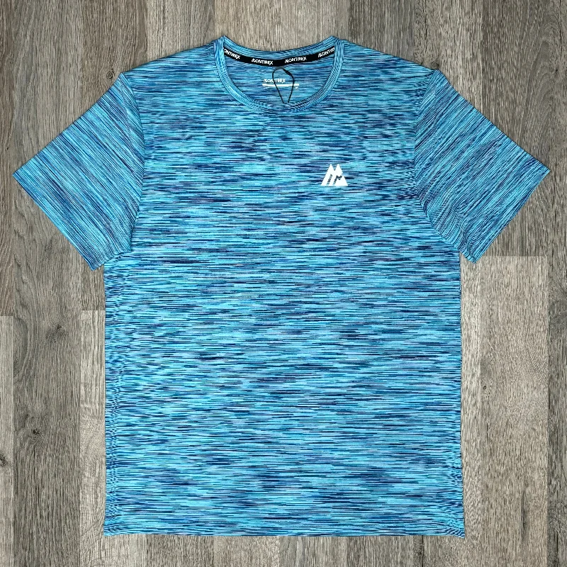 Men's slim - fit graphic t - shirts with vintage rock band printsMontirex Trail Tee - Neon Blue Men's slim - fit graphic t - shirts with vintage rock band printsMontirex Trail Tee - Neon Blue