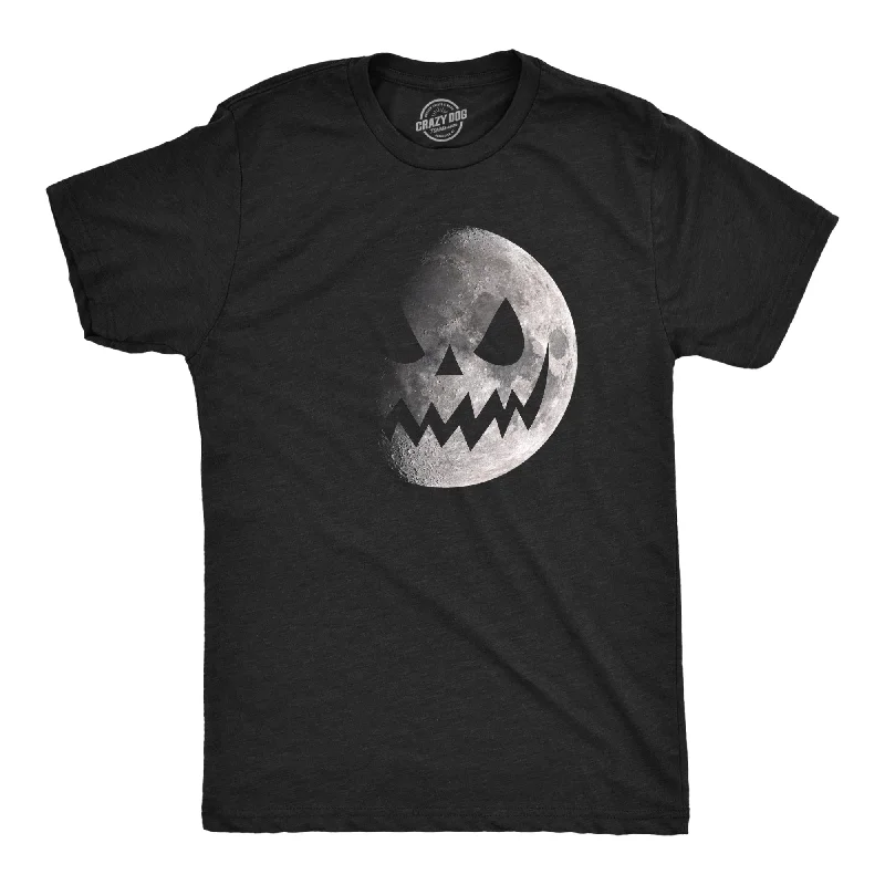 Men's UV - protection t - shirts for outdoor activities in the sunMoon Jack O Lantern Men's T Shirt