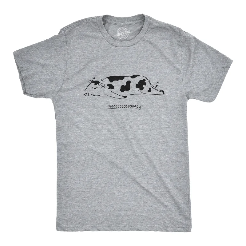 Men's mock - neck t - shirts with a modern and sleek styleMooooody Men's T Shirt