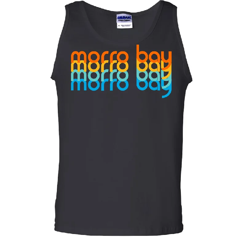 Men's eco - friendly recycled t - shirts for sustainable fashion choicesMorro Bay Stacked Asst Colors Tank Top