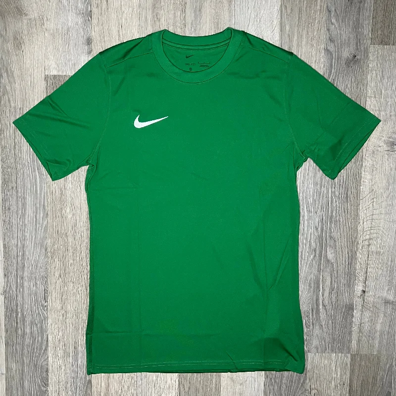 Men's printed Hawaiian t - shirts for tropical vacationsNike Dri-Fit Tee Dark Green