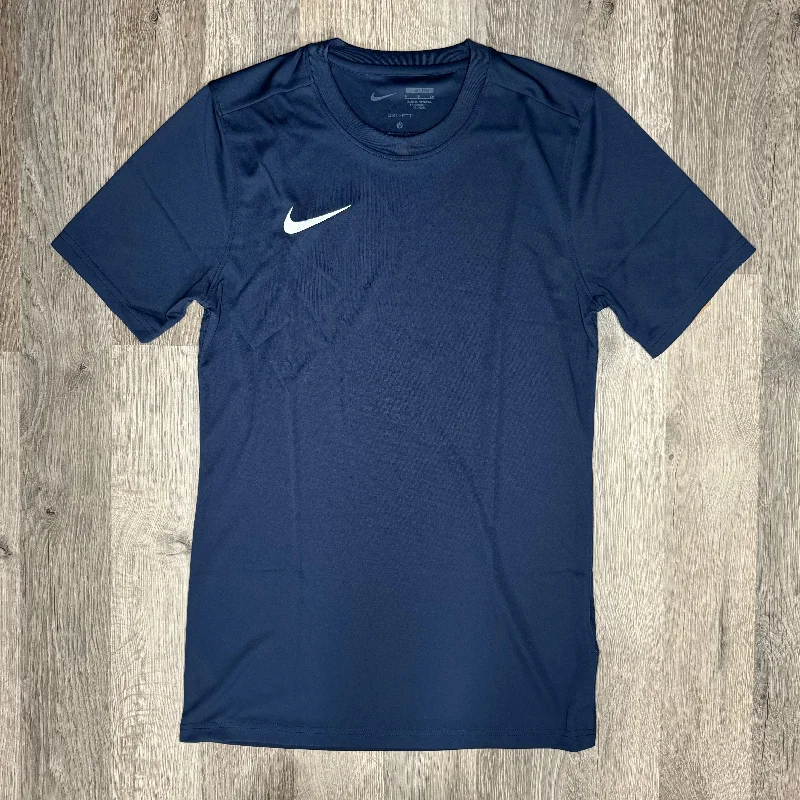 Men's printed Hawaiian t - shirts for tropical vacationsNike Dri-Fit Tee Navy