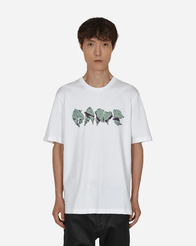 Men's tie - dye t - shirts with a bohemian styleFolium T-Shirt White