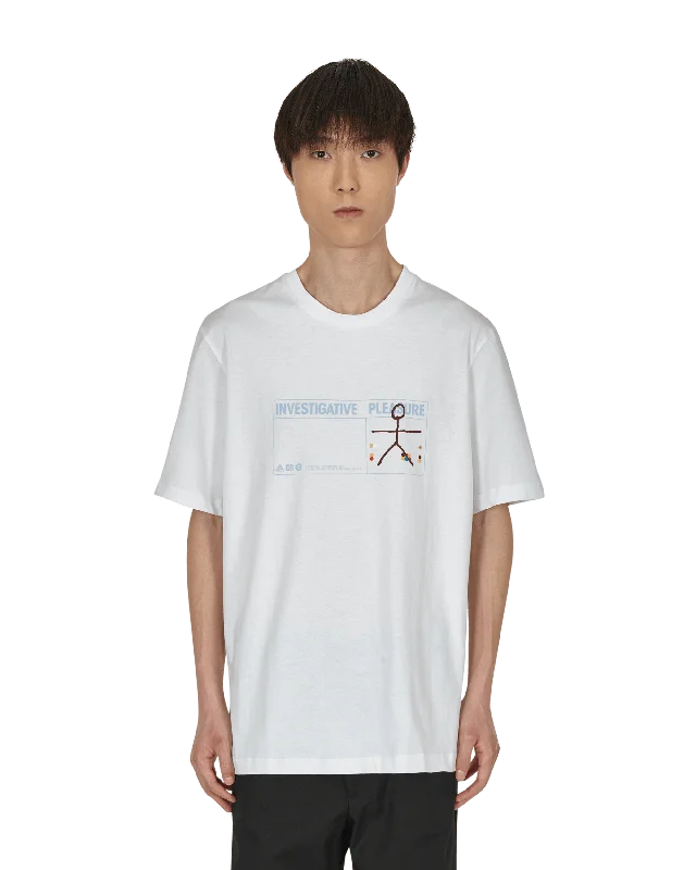 Men's mock - neck t - shirts with a modern and sleek styleTrace T-Shirt White