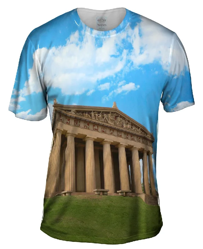 Men's UV - protection t - shirts for outdoor activities in the sunParthenon Greece