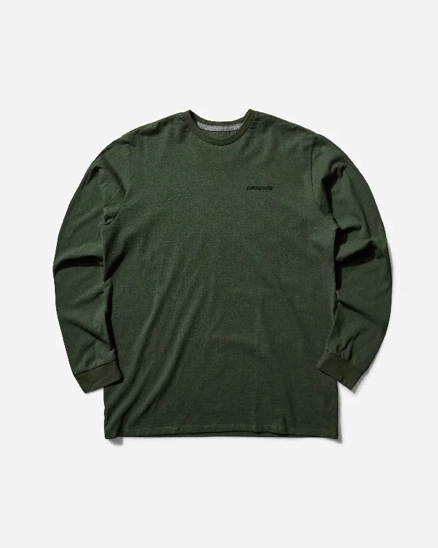 Men's eco - friendly recycled t - shirts for sustainable fashion choicesMen's P-6 Logo Responsibili Longsleeve T-Shirt Torrey Pine Green
