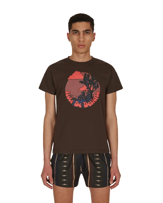 Men's thermal t - shirts with a high - neck design for cold weatherDesert Daggar T-Shirt Brown